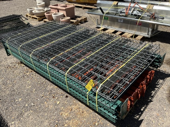 2 Sections Of 8ft Tall Pallet Racking