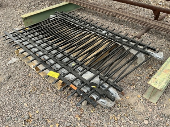 Pallet Of Wrought Iron Panels