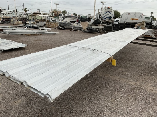 Bundle Of Asst Tin Roof Panels