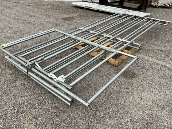 Galvanized Corral Panels & Gate