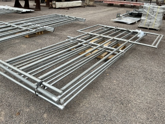 Galvanized Corral Panels & Gate