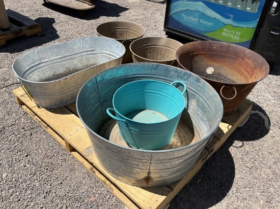 Asst Steel Tubs