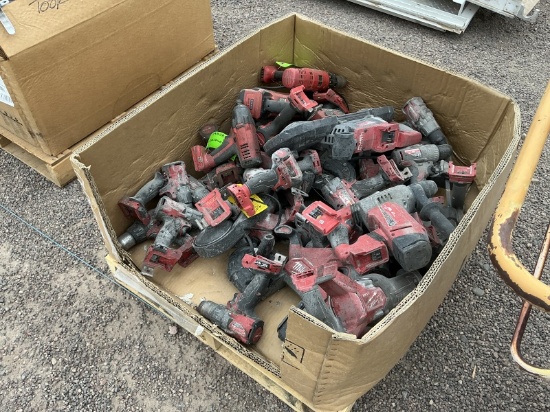 Box Of Asst Milwaukee Power Tools