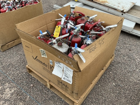Box Of Asst Fire Extinguishers