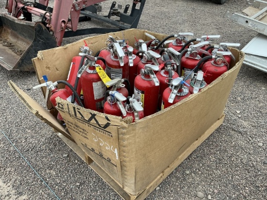 Box Of Asst Fire Extinguishers