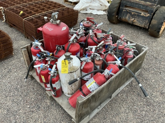 Box Of Asst Fire Extinguishers