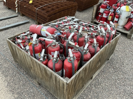 Box Of Asst Fire Extinguishers