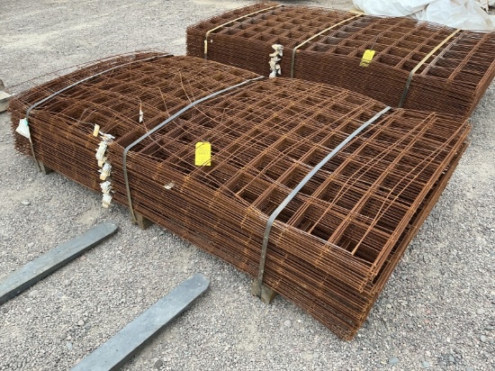 Stack Of 42in X 84in 6in Mesh Panels