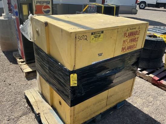 (2) Flammable Storage Cabinets