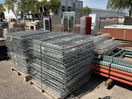 PALLET RACKING UPRIGHTS, ARMS & SHELVES