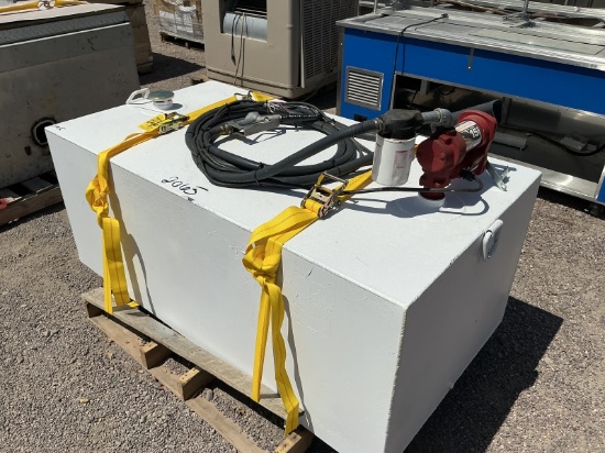 STEEL FUEL TANK W/ PUMP