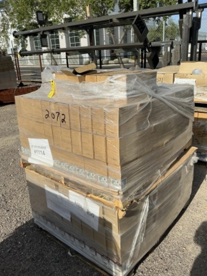 PALLET OF ELECTRICAL DEVICE COVERS AND BOX
