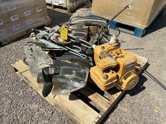 Pallet Of Asst Boat Parts & Engines