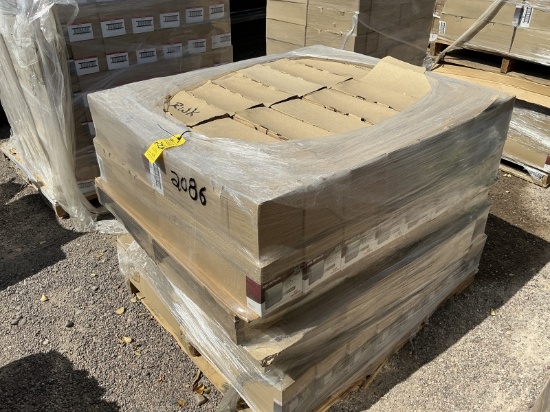 PALLET OF 2 GANG ELECTRICAL COVERS
