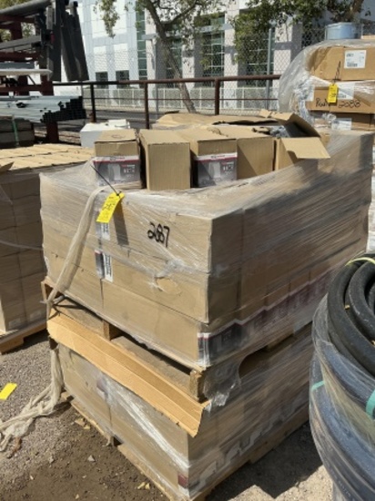 PALLET OF 1 & 2 GANG ELECTRICAL BOX COVERS