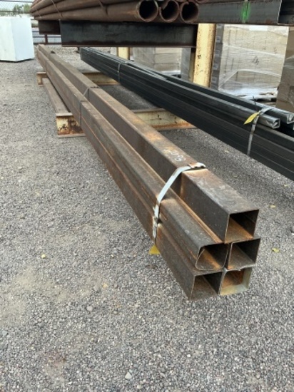 BUNDLE OF 4IN SQUARE TUBING