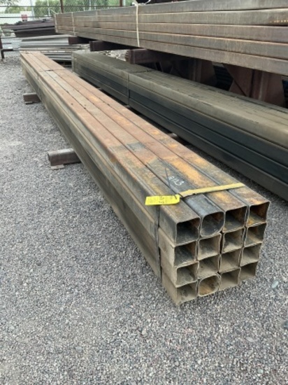 BUNDLE OF 3 5/8IN SQUARE TUBING