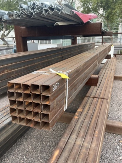 BUNDLE OF 2 3/8IN SQUARE TUBING