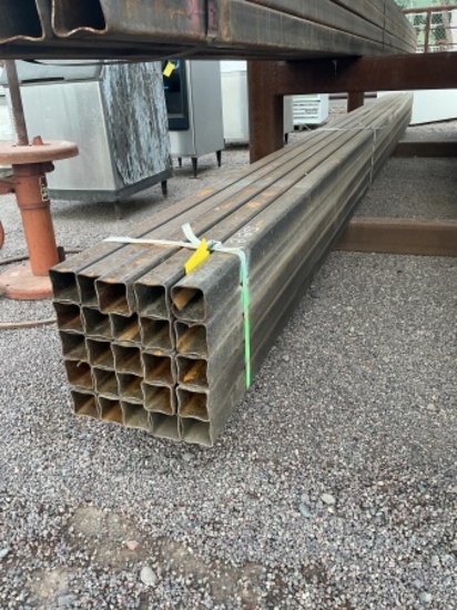 BUNDLE OF 2 7/8IN SQUARE TUBING