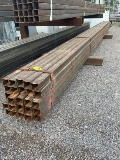 BUNDLE OF 2 7/8IN SQUARE TUBING