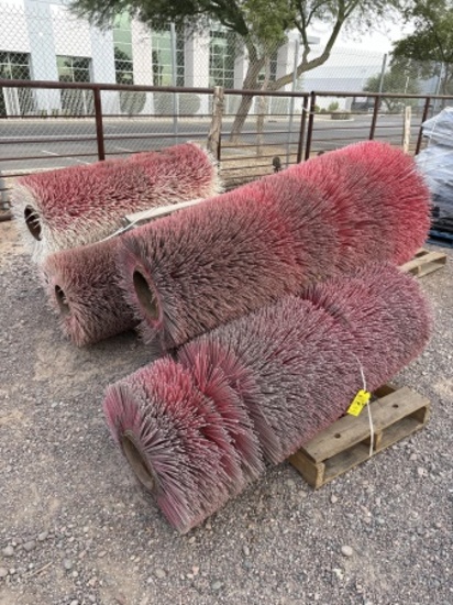 (6) Street Sweeper Brooms