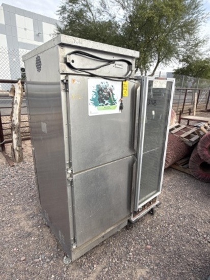 (2) ROLLING WARMER CABINETS
