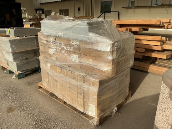 PALLET OF ELECTRICAL BOX ENCLOSURES