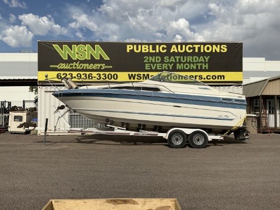 1983 Trailer W/ 26FT Boat