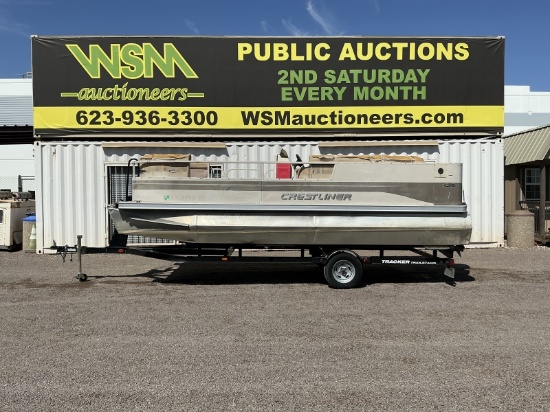 2007 Tracker P-18 Trailer W/ Pontoon Boat