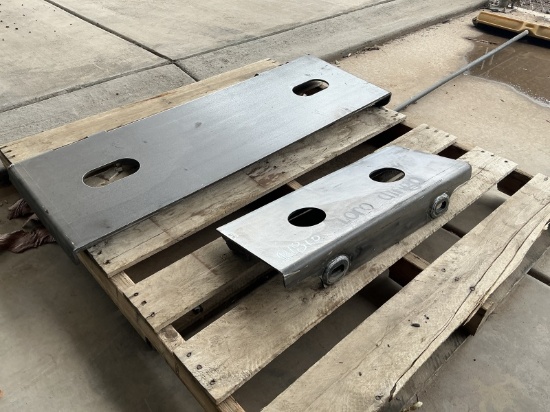 (2) BLANK SKID STEER MOUNTING PLATES