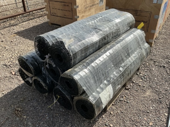 (9) ROLLS OF 5FT X 100FT MESH FENCING