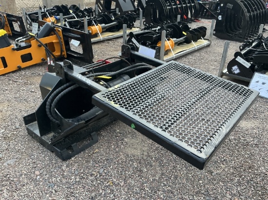 Hydraulic Winch Attachment For Skid Steer