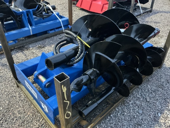 AUGER ATTACHMENT FOR SKID STEER