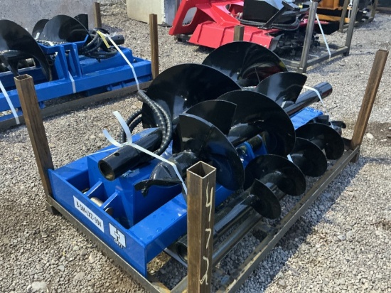 Auger Attachment For Skid Steer