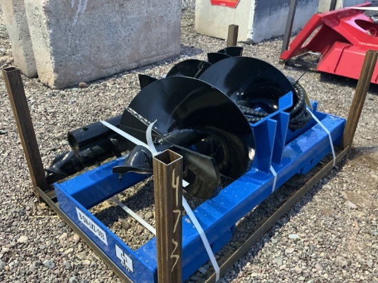 Auger Attachment For Skid Steer