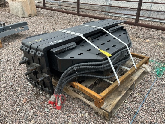(2) 5ft Fork Attachments For Skid Steer