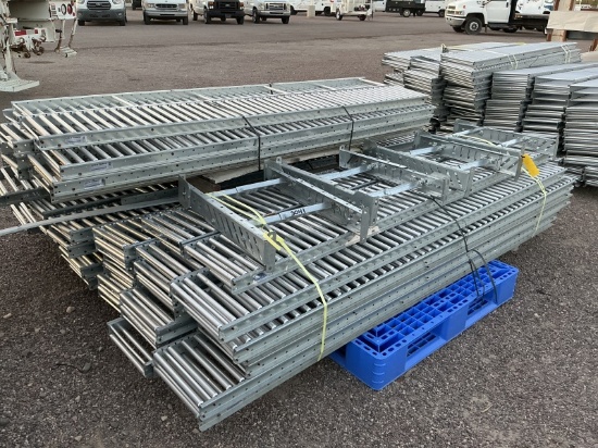 (2) Pallets Of 12in X 8ft Roller Conveyors