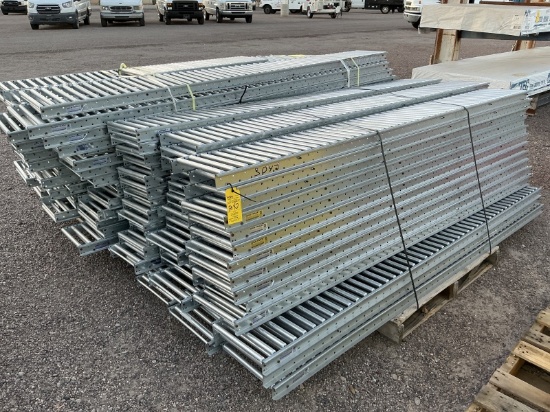 (2) PALLETS OF 12IN X 8FT ROLLER CONVEYORS