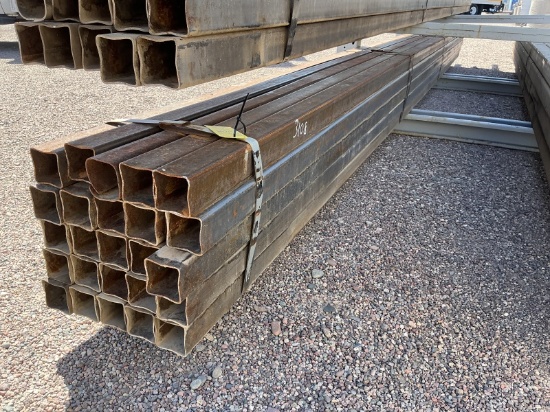 Bundle Of 2 7/8in Square Tubing