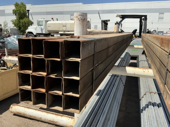 Bundle Of 3 5/8in Square Tubing