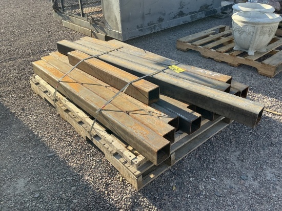 PALLET OF ASST 4IN SQUARE TUBING