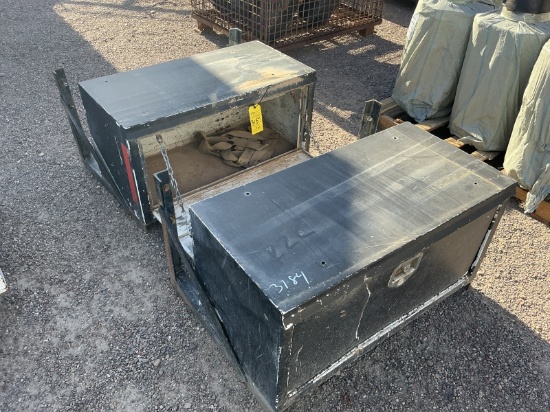 (2) TRUCK TOOLBOXES W/ FRAME MOUNTS
