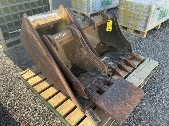 PALLET OF ASST EXCAVATOR BUCKETS