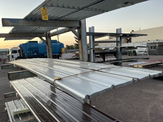 (30) 3FT X 16FT WHITE METAL ROOF PANELS