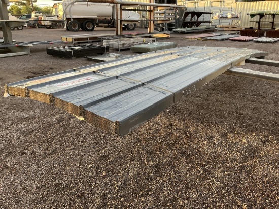 (70) 3FT X 16FT GREY METAL ROOF PANELS