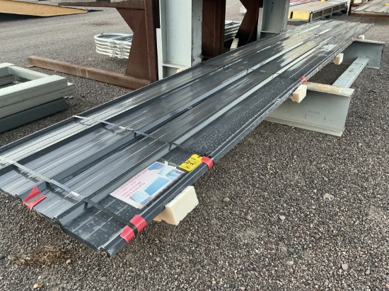 (20) 3FT X 19.69FT GREY METAL ROOF PANELS