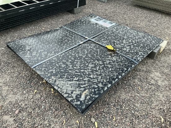 (20) 3ft X 4ft Black Steel Sheets