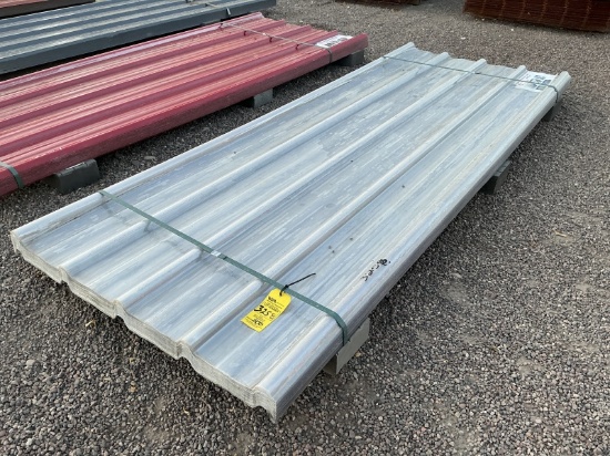 (30) 35IN X 7.87FT RED POLYCARBONATE ROOF PANELS