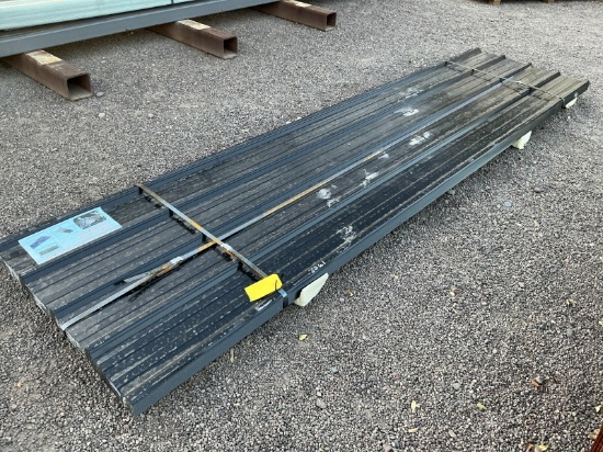 (70) 3FT X 12FT BLACK METAL ROOF PANELS