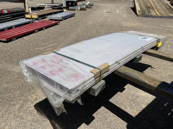 (20) 27in X 7.87ft Clear Polycarbonate Panels